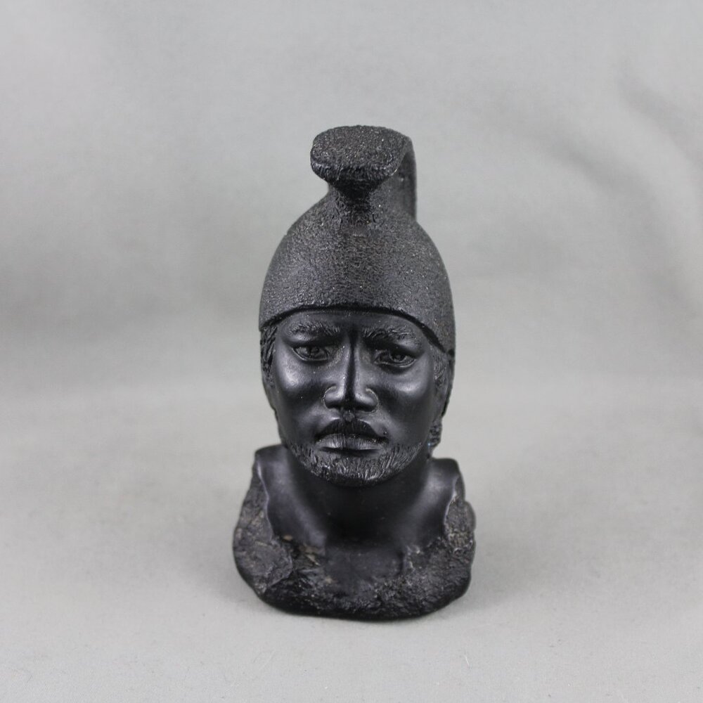Vintage Coco Joe Tiki Bust - King Kamehameha Bust - Made with Lava